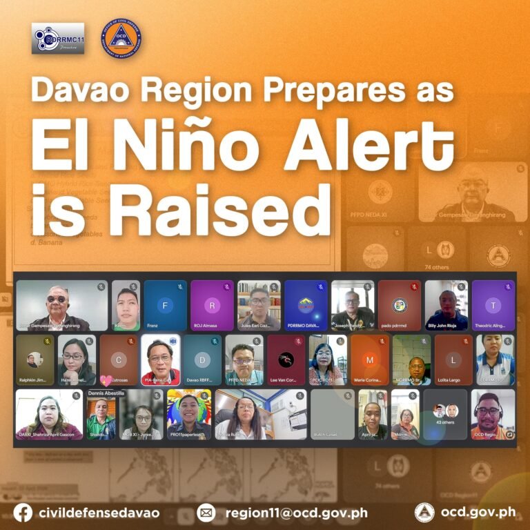 Davao braces early as LGUs activate El Niño task forces