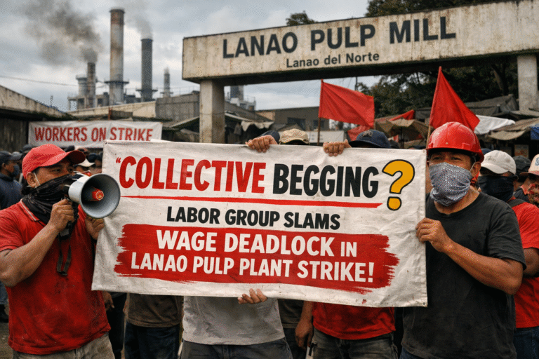 “Collective Begging?” Labor Group Slams Wage Deadlock in Lanao Pulp Plant Strike