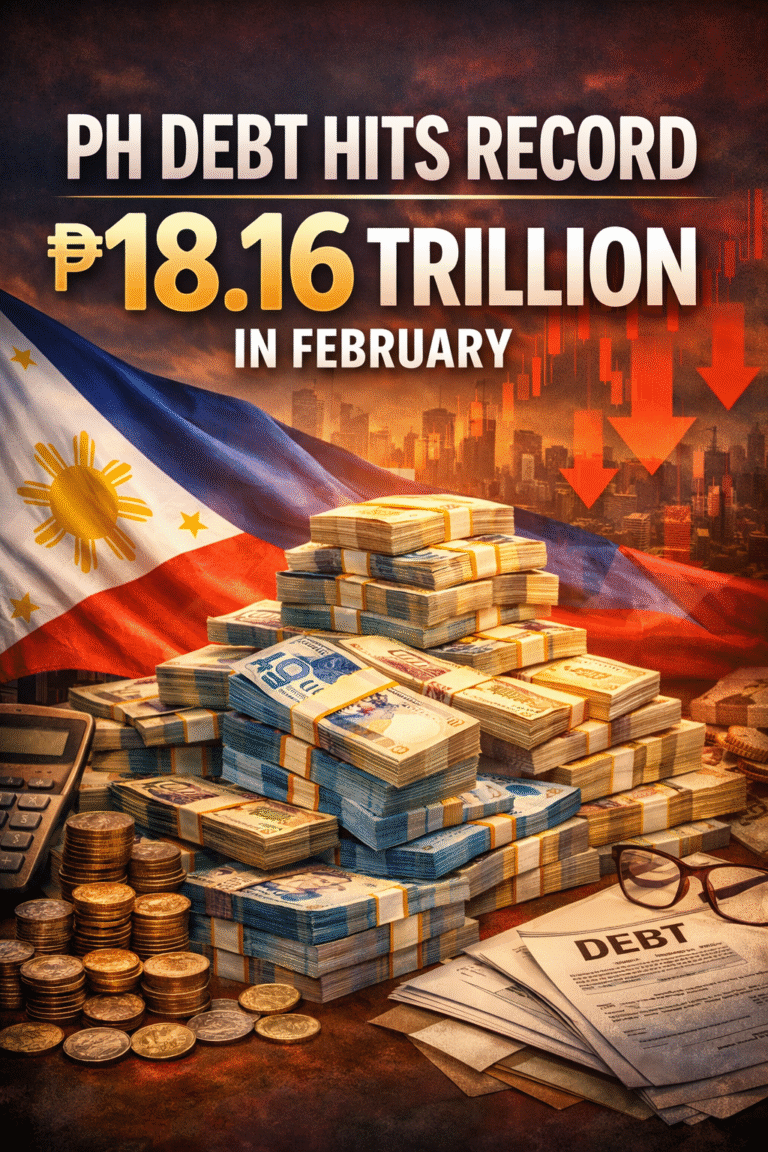PH debt hits record ₱18.16T in February, driven by local borrowing push