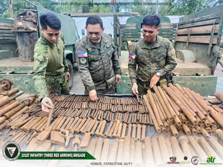 Army uncovers hidden cache of war materials in Lanao del Sur village