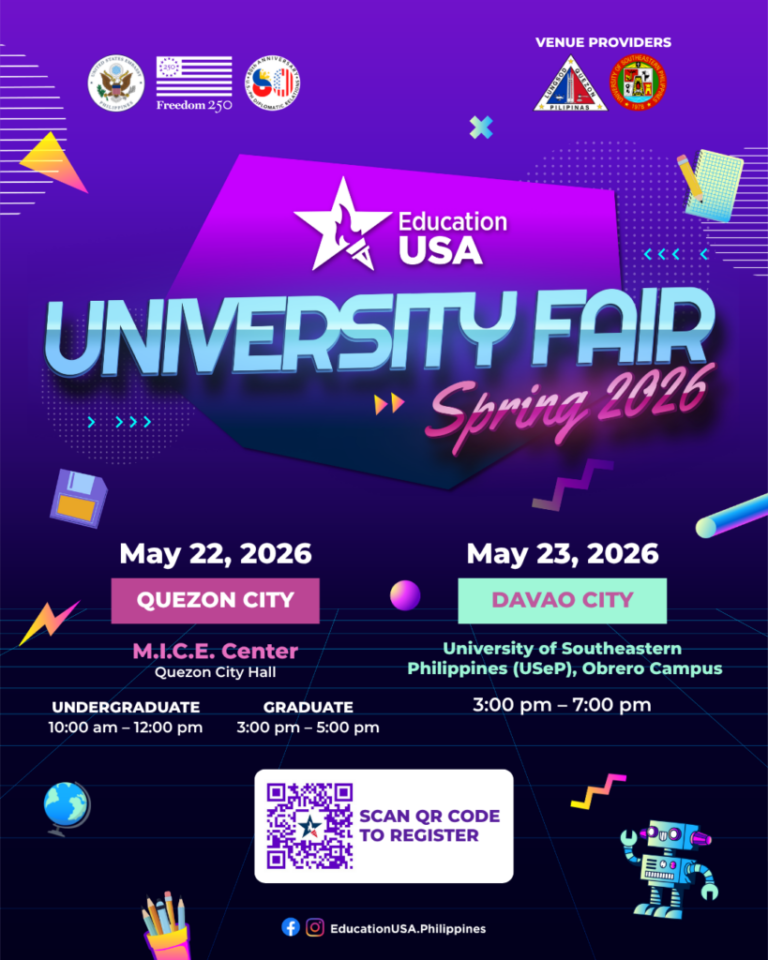 EducationUSA Hosts 11th University Fair in Quezon City and Davao City