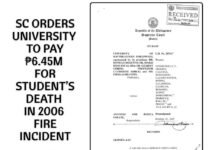 SC Orders USEP to Pay P6.45 million Over Student’s Death in Campus Pageant Fire