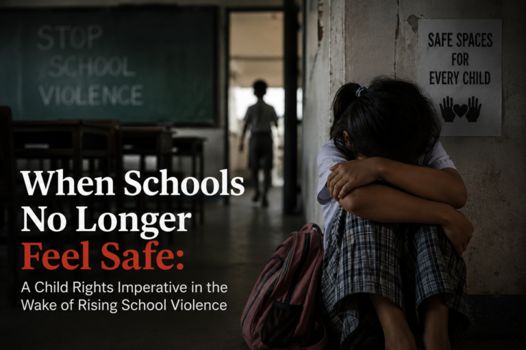 When Schools No Longer Feel Safe: A Child Rights Imperative in the Wake of Rising School Violence