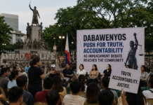 Dabawenyos push for truth, accountability as impeachment debate reaches the community