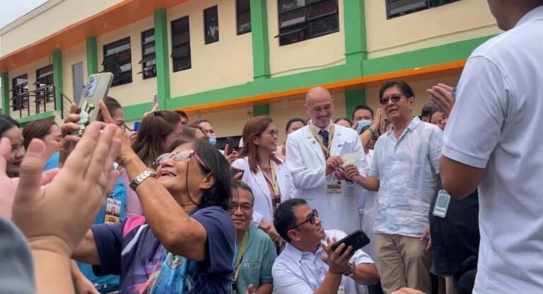 Marcos vows to modernize quake-hit Davao de Oro hospital