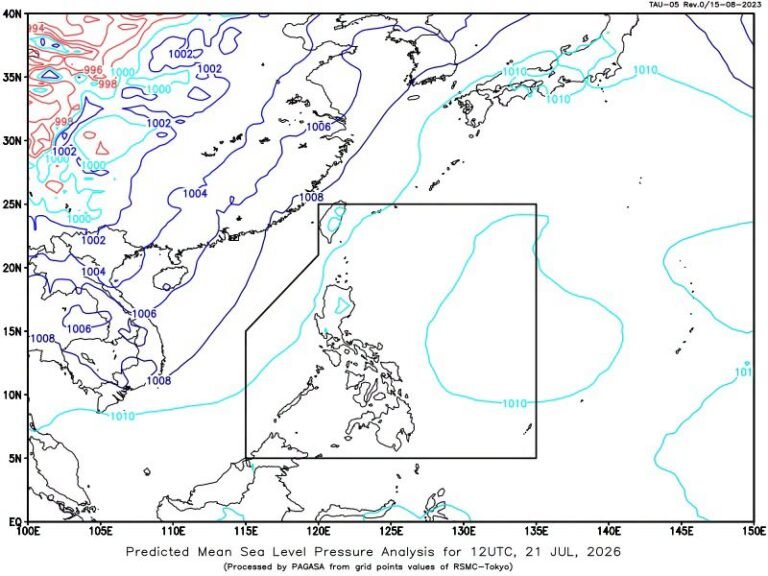 LPA east of Luzon may develop into tropical depression — PAGASA