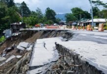DPWH orders geotechnical survey after portion of Davao-Bukidnon highway collapses