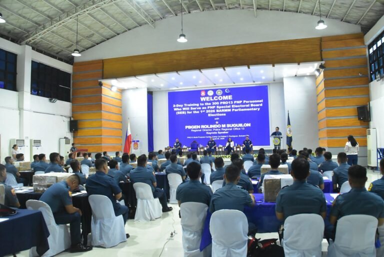 300 Caraga cops gear up for BARMM polls