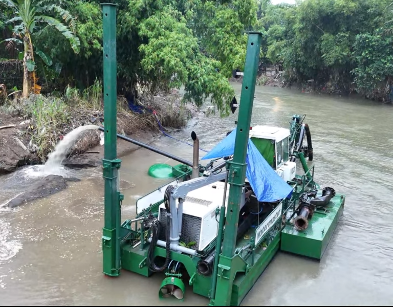 Dredging Begins Along Talomo River to Reduce Flood Risk