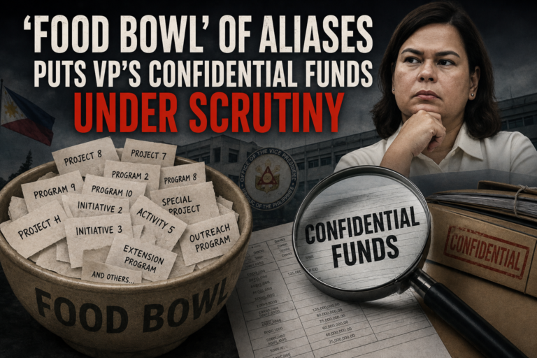 ‘Food bowl’ of aliases puts VP’s confidential funds under scrutiny