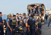 400 PNP personnel from Region 9 arrive in Basilan for BARMM polls