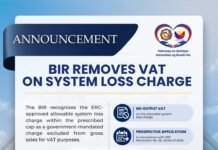 BIR removes VAT on allowable power system loss charge