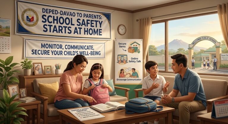 DepEd-Davao to parents: School safety starts at home
