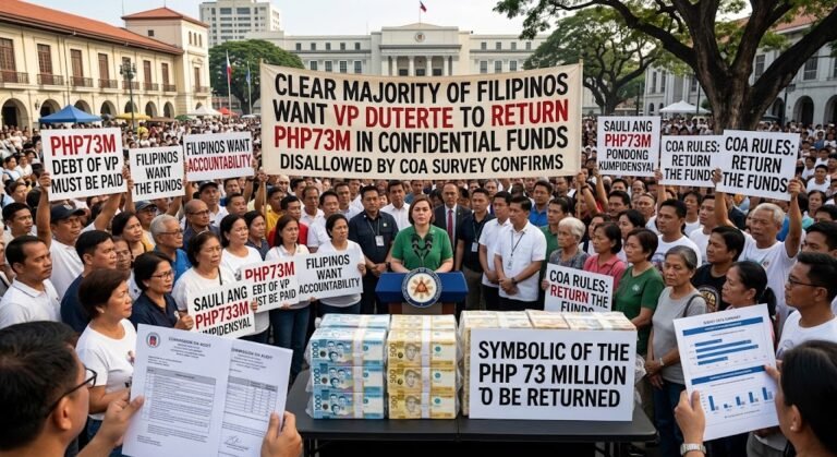 64% want Sara Duterte to return P73 million in disallowed funds