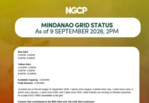 Mindanao grid pushed into red alert as power supply margin shrinks