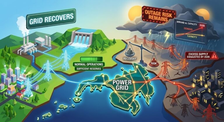 Mindanao power grid recovers, but outage risk remains